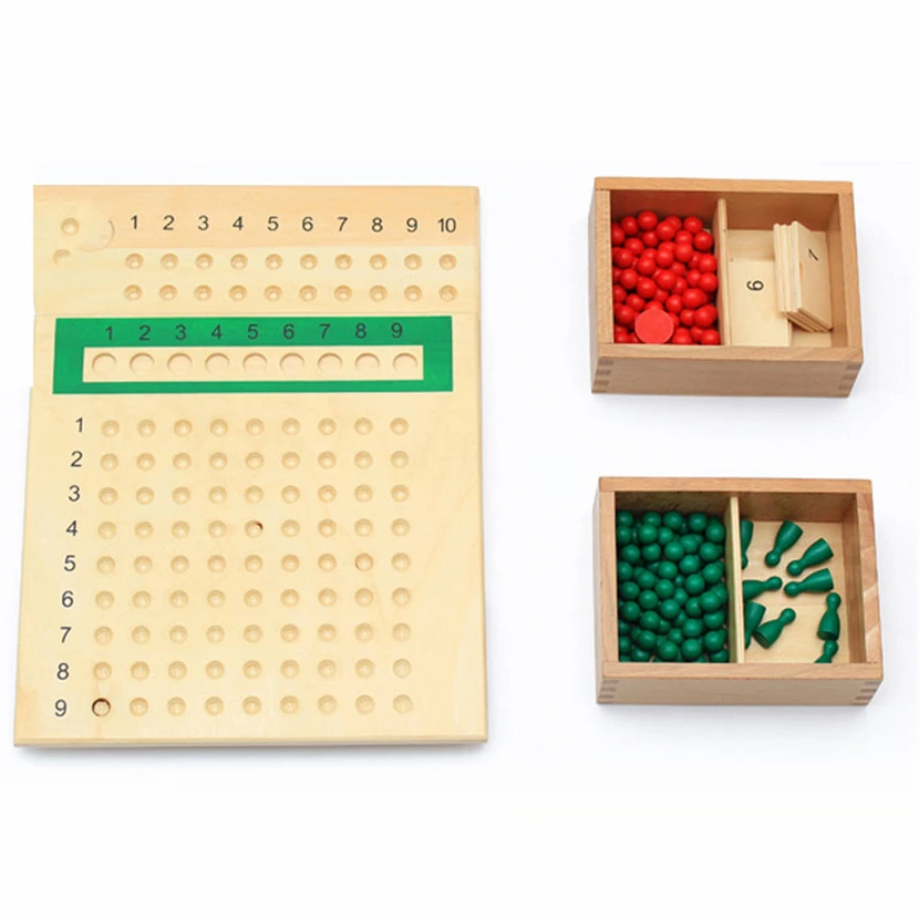 

Montessori Wooden Toys Math Toys Multiplication Board Kids Toys Educational Classroom Supplies Teaching Toys For Children D86Y