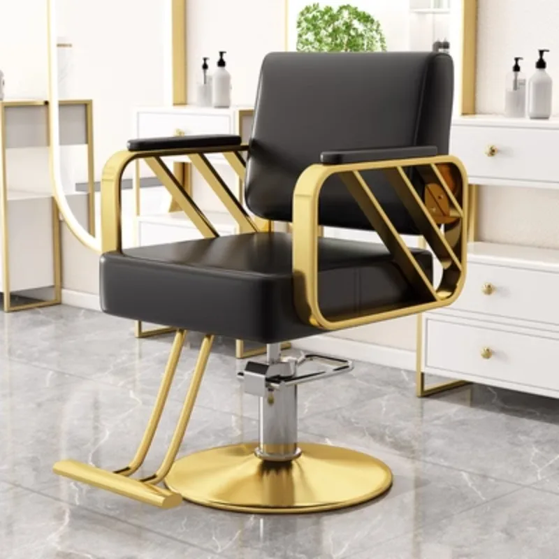 S Salon Hairdressing Barber Chairs Swivel Cadeira Cabeleireiro Commercial Furniture Yq50bc