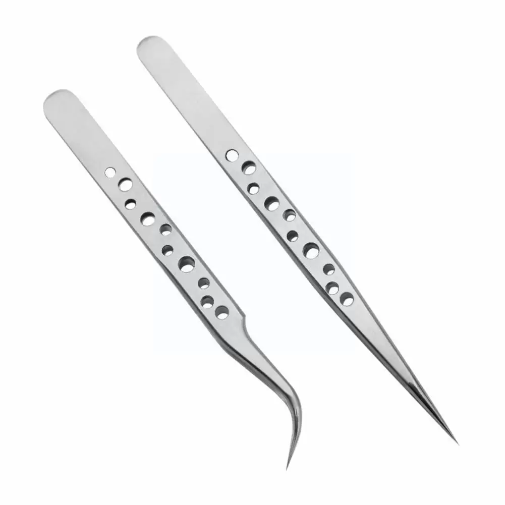 

Precision Industrial Tweezers Anti-static Magnetic Stainless Steel Tweezers For Electronics Soldering Maintenance Hand Tool J8q3
