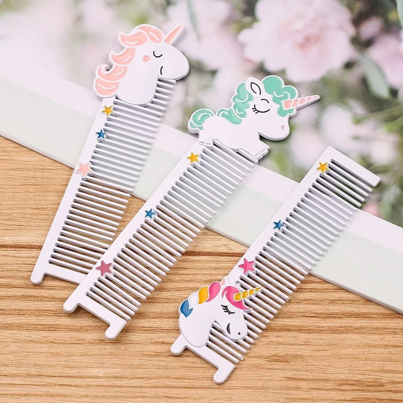 

Unicorn Comb Cute Christmas Snowman Comb Hairdressing Comb Giveaway Portable Hair Accessories Hairdressing Tools