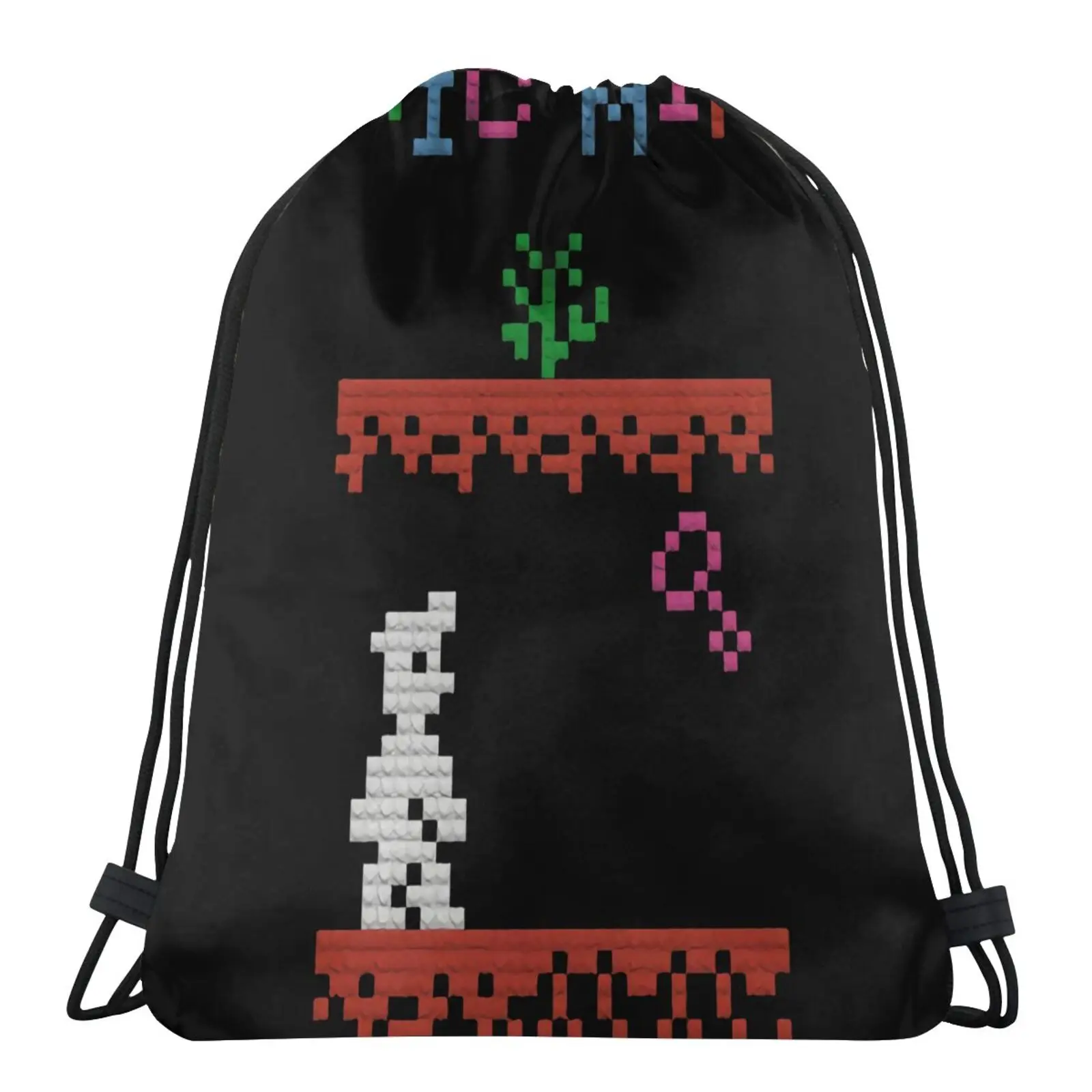 

Arcade Manic Miner Jet Set Willy Bag Dust Bag Backpack Cloth Bag Physical Culture Bag Children Bag Packing Bag Custom Bag Name