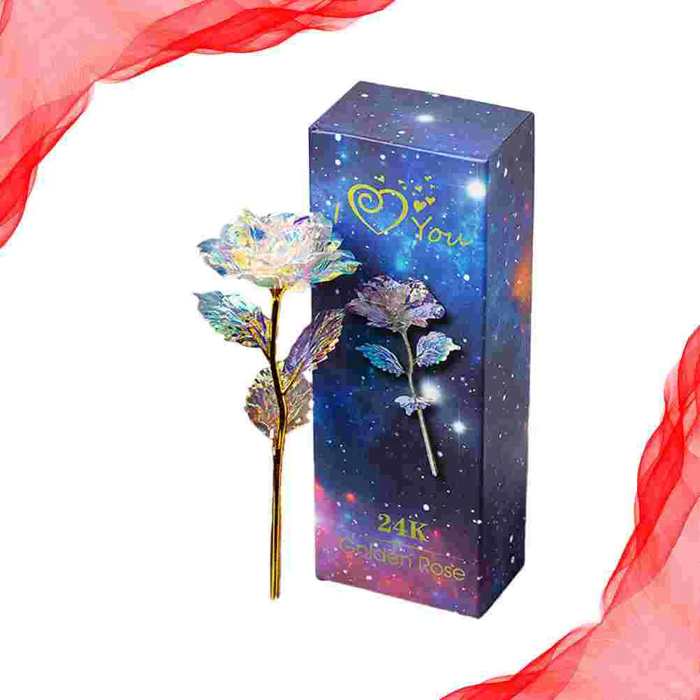 

Rose Flowervalentine Real Plated S Day Gift Enchanted Forever Engagement Gifts 24Kstem Dipped Preserved