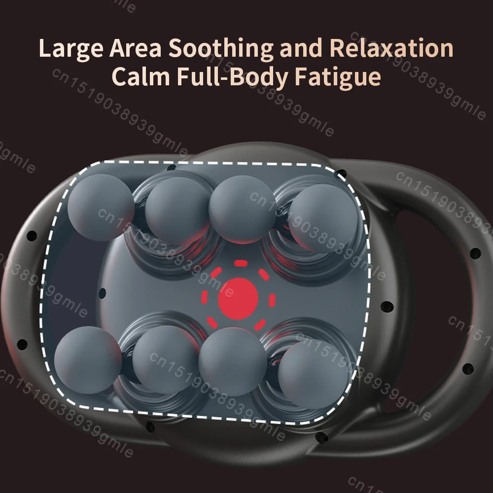 Электрический фасционный пистолет 8-головочный массажер для мышц спины талии