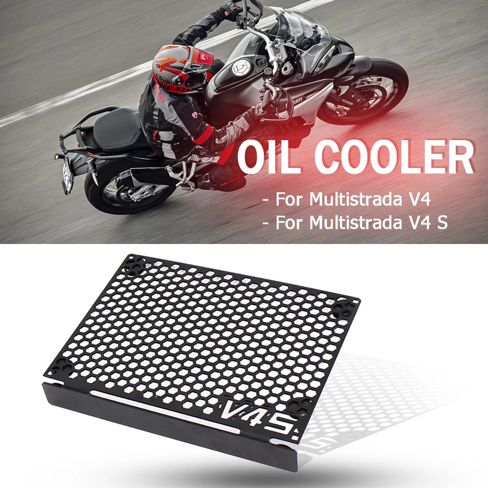 

Accessories Radiator Protective Cover Guards Oil Cooler Radiator Grille Cover Protecter For Ducati Multistrada V4 V4S Motorcycle