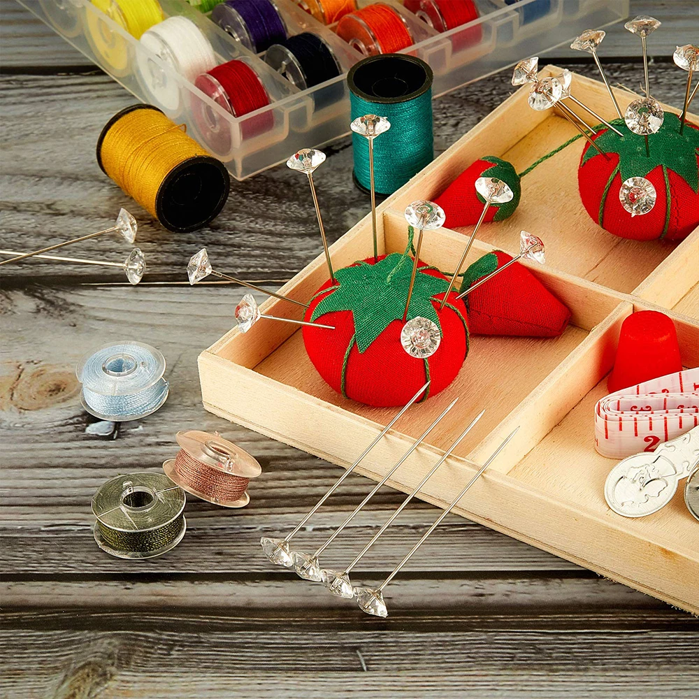 2 дюйма 100 шт./коркорт. булавки для букета бриллиантовые с цветочным рисунком