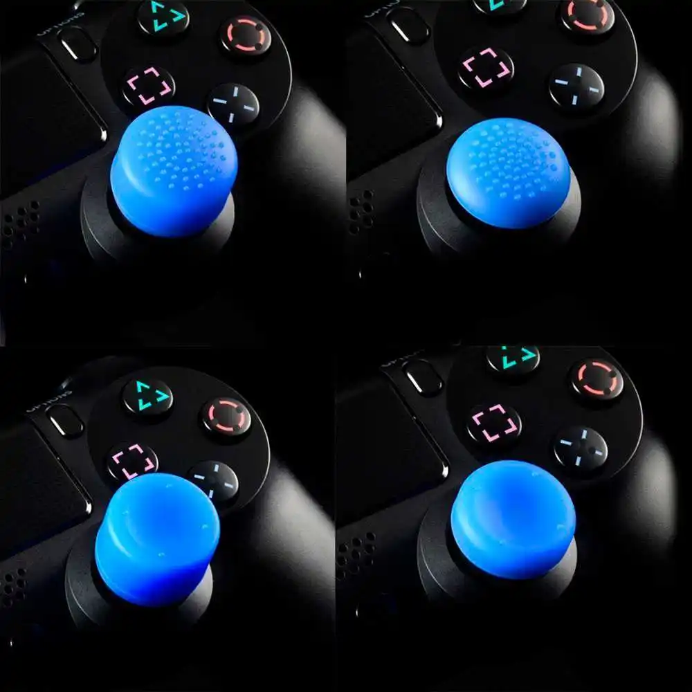 8 колпачков для больших пальцев колпачок джойстика L3 R3 аналоговый чехол синего