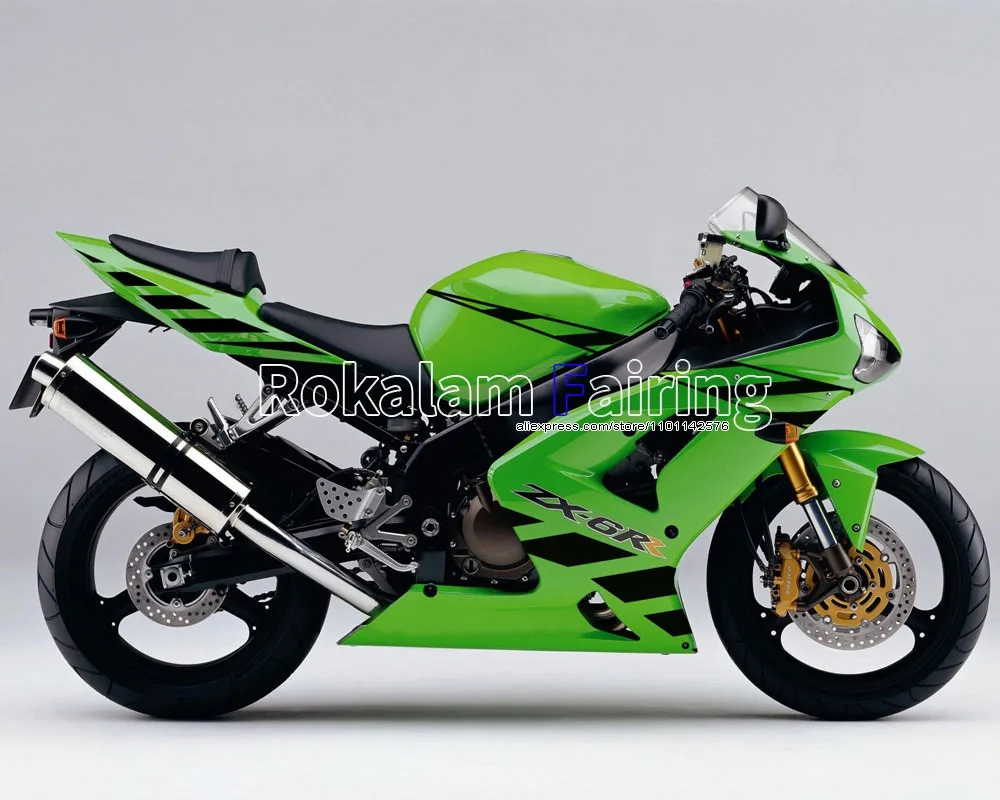 

Motorcycle Fairing For KAWASAKI Ninja ZX6R 03 04 ZX 6R 2003 2004 ZX-6R 636 Bodyworks ABS Body kit (Injection molding)