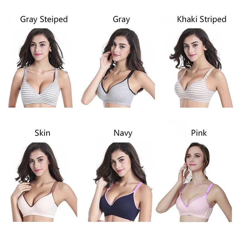 

Seamless Pumping Women Maternity Nursing Bra Adjuster Sleep Plus Size Invisible Bra Breastfeeding Cotton Pump Hands Free Top