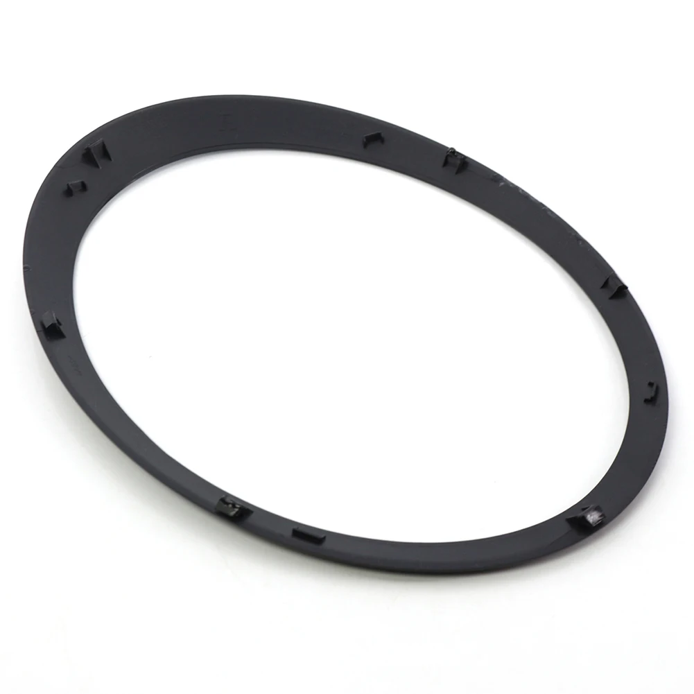 

2 шт. для Mini Cooper R55 R56 R57 R58 2007-2015 глянцевое черное кольцо для фар ободок отделка объемная Крышка автомобильные аксессуары