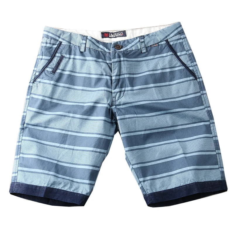 Western Sle! Хлопковые мужские повседневные брюки в полоску с эффектом потертости