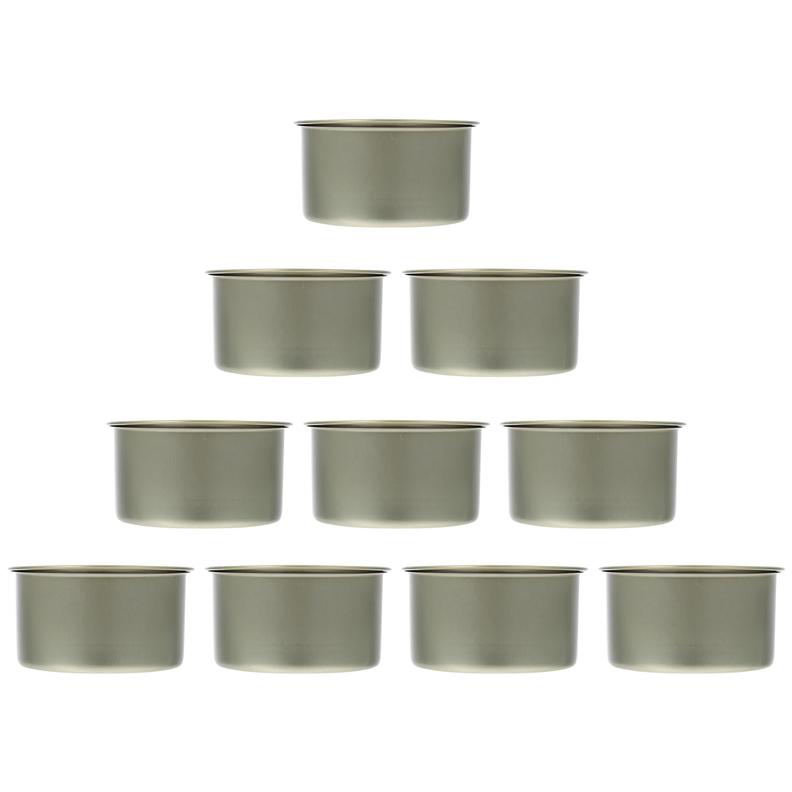

10 Pcs Cans Airtight Glass Jar Kitchen Storage Can Food Jar Self-seal Tin Can Iron Cereal Can Storage Tinplate Travel Candy Tins