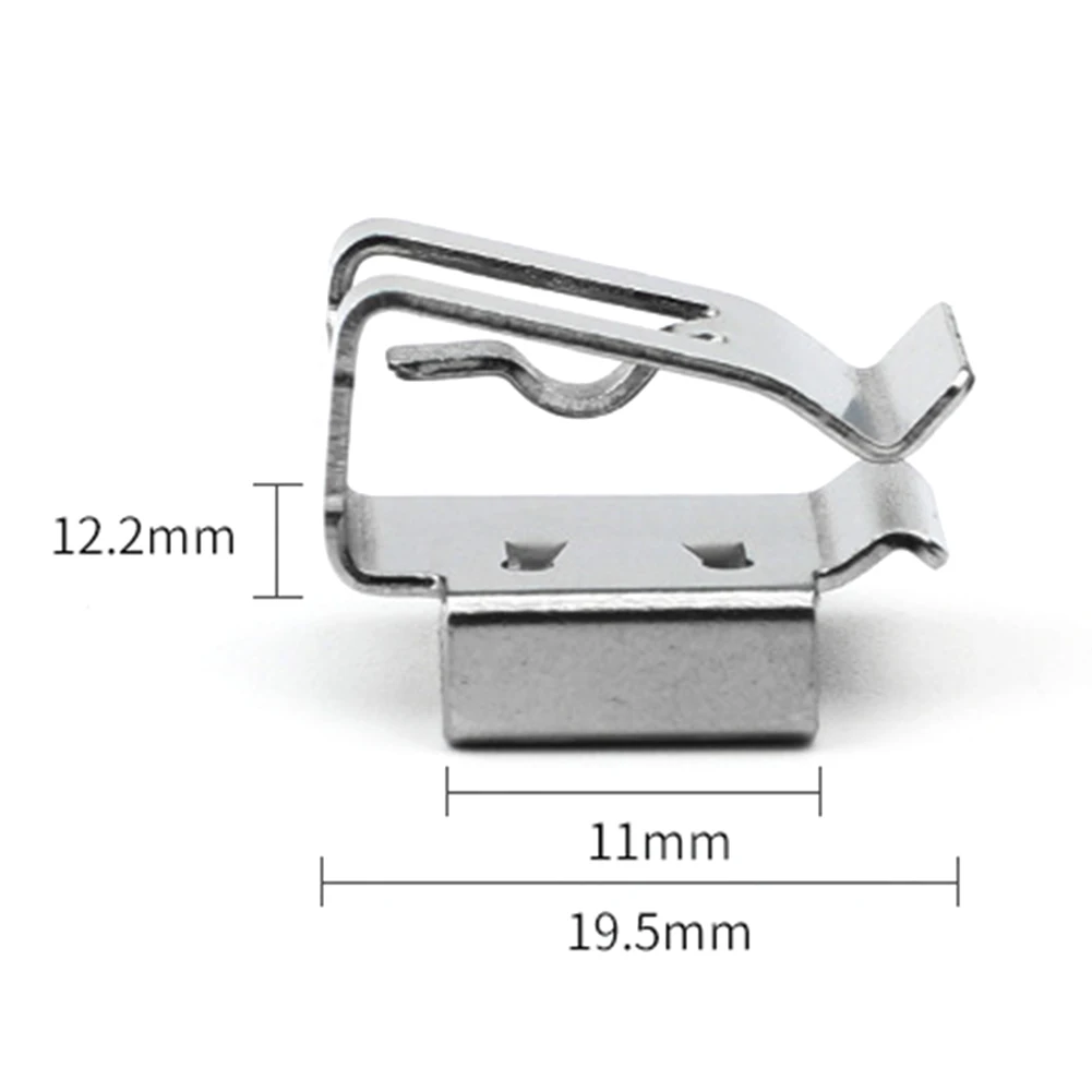 50pcs Cable Clips Stainless Steel Solar Panel Cable Clip Module Wire Management Clips For PV Photovoltaic Wiring Boat Cable Clip