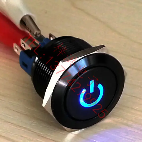 22 мм черный корпус металлический компьютер начинает работу автомобиля Питание