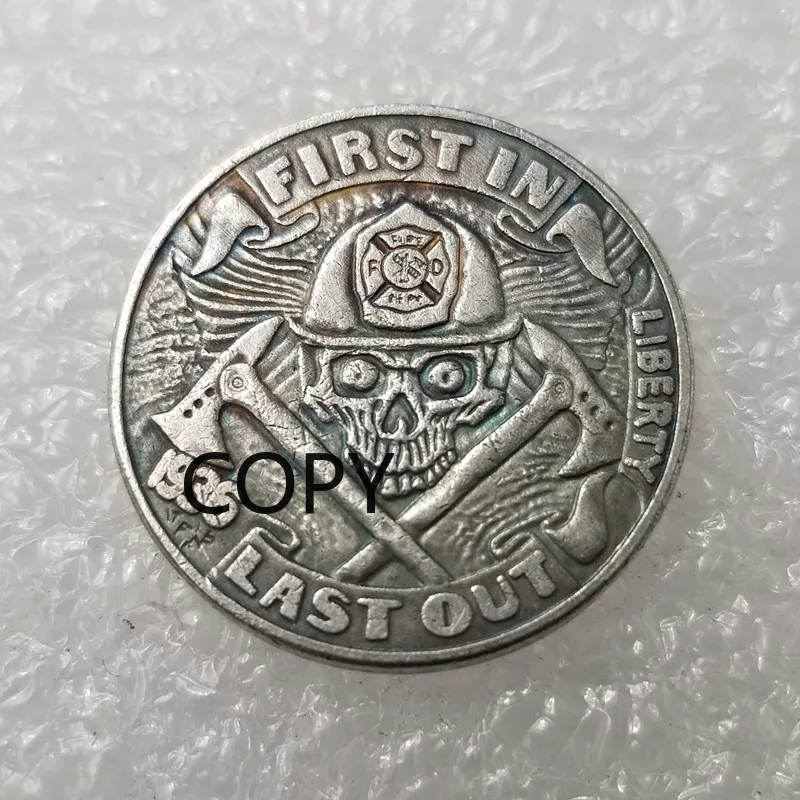 

Antique Crafts Homeless Buffalo Coins Imitation Commemorative Coins Collectible Replica Coins