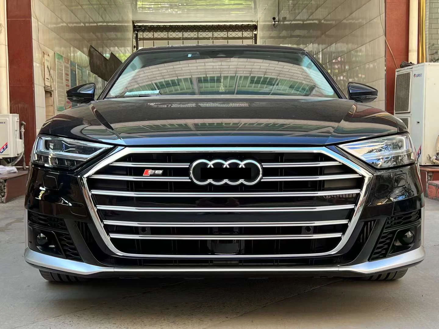 Передний бампер в стиле хорха D5-2023 для 2019-2022 A8 модификация из полипропилена D5/A8 на