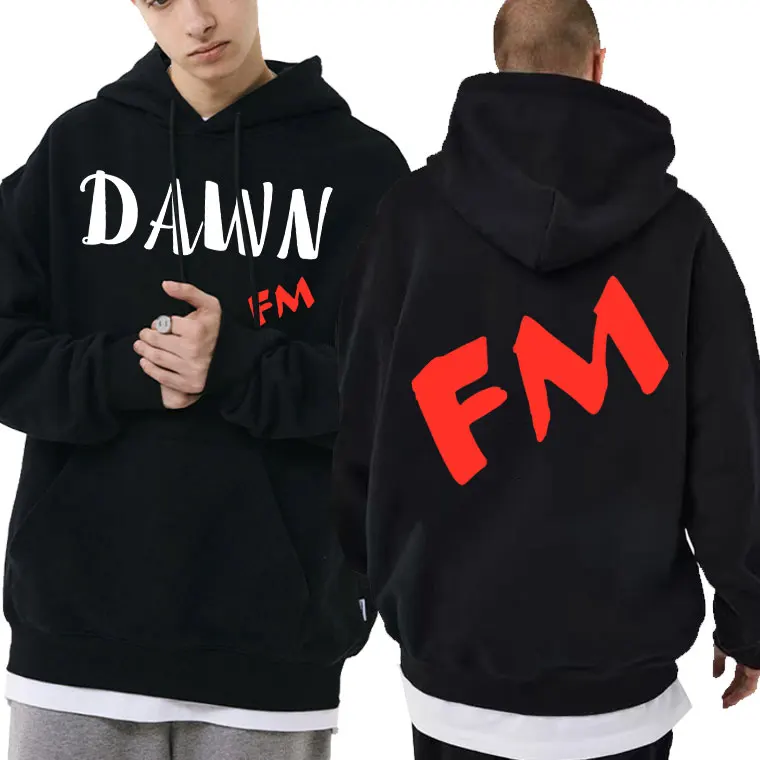 

Awesome Dawn FM The Weeknd Graphic Printed Hoodie Man Streetwear Unisex Fashion Sweatshirt Regular Men's Hip Hop Sweat Hoodies