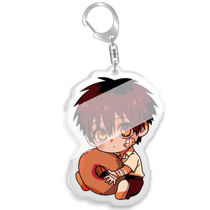 Toilet Bound Hanako Kun Keychain For Car Keys Acrylic Cartoon Keychains Ladies Teens Anime Jewelry Phone Charm Bag Keyring Gifts