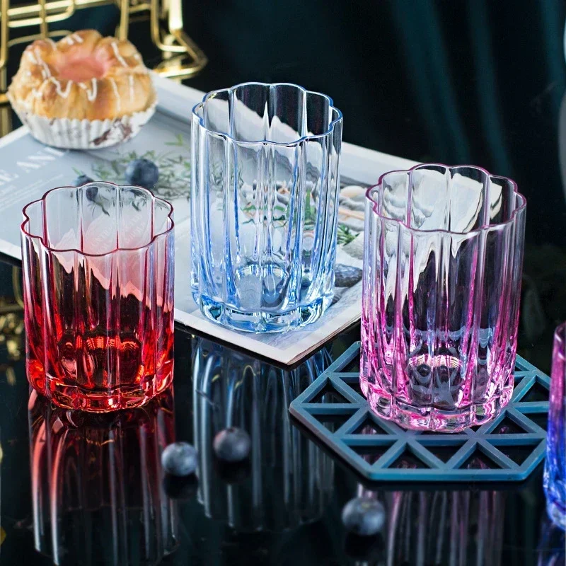 Стакан для жидкости мытья лобового стекла цветное стекло градиент в стиле Ins