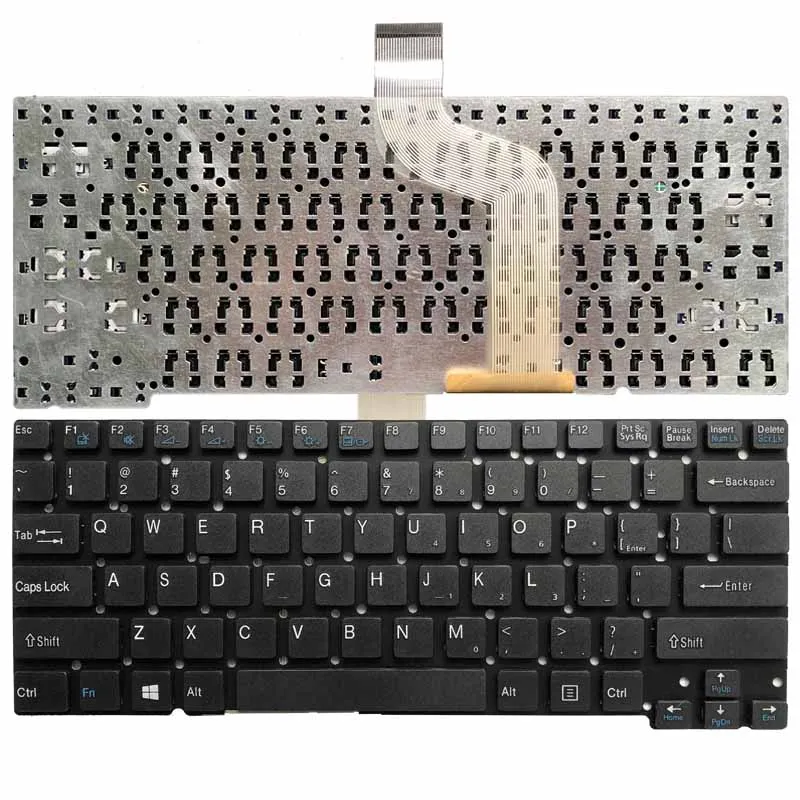 

US keyboard for sony vaio T13 SVT13 SVT 13 T14 SVT14 SVT 14 English Laptop Keyboard Black No Frame