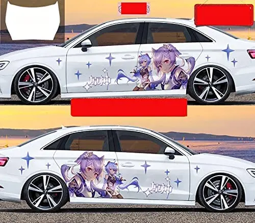 

Xugang Genshin Impact Gan Yu Car Stickers on The Left and Right Sides, Car Sticker for Universal Scratch-Resistant Car Stickers