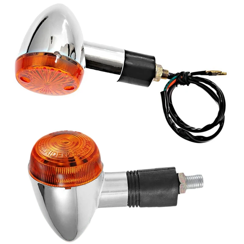 

4X Motorcycle Turn Signals Front Rear Lights For Honda Kawasaki Suzuki Yamaha Motorcycle Street Standard Custom Bike