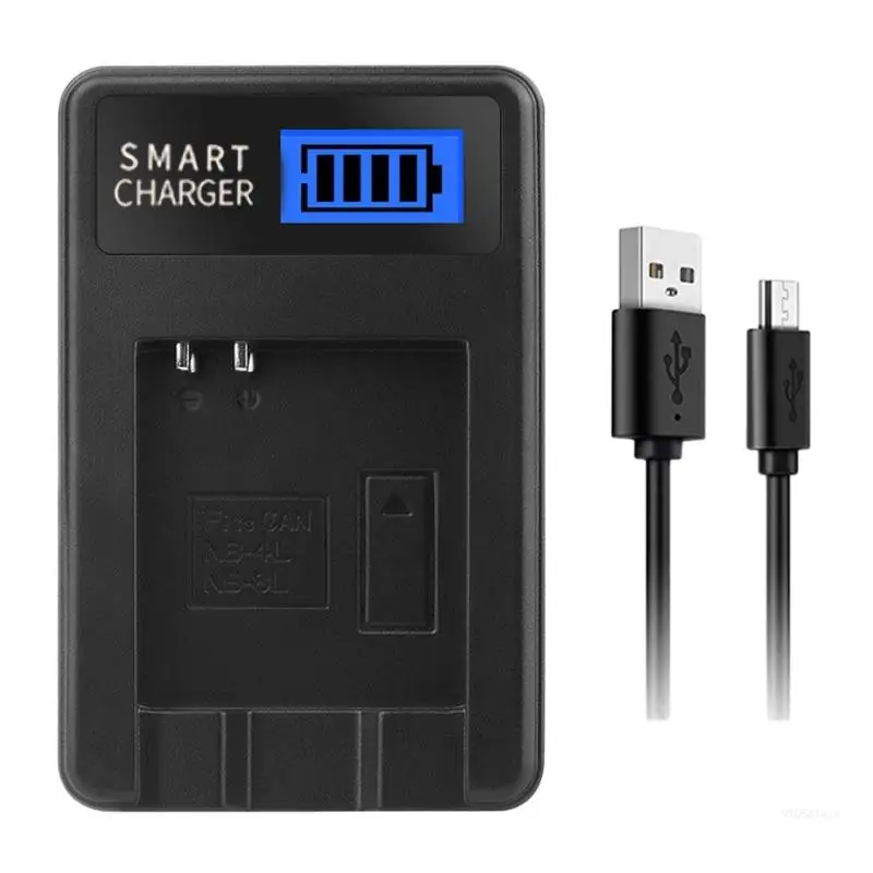 Компактное зарядное устройство для камеры из АБС-пластика с ЖК-дисплеем 50 55 60 65 80