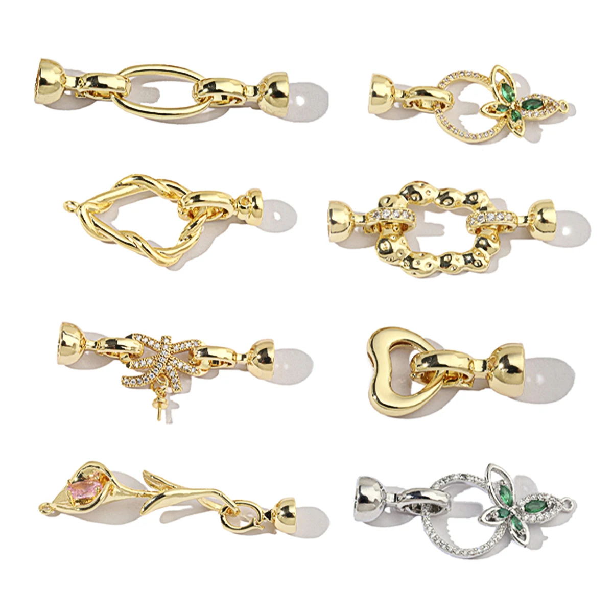 Модные медные съемные универсальные тюльпаны Vnistar соединительные пряжки сделай