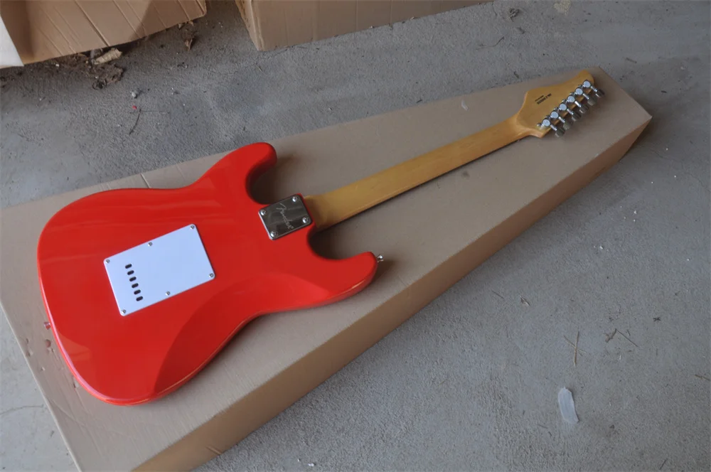 

Красная электрическая гитара реальные фотографии в наличии 202238