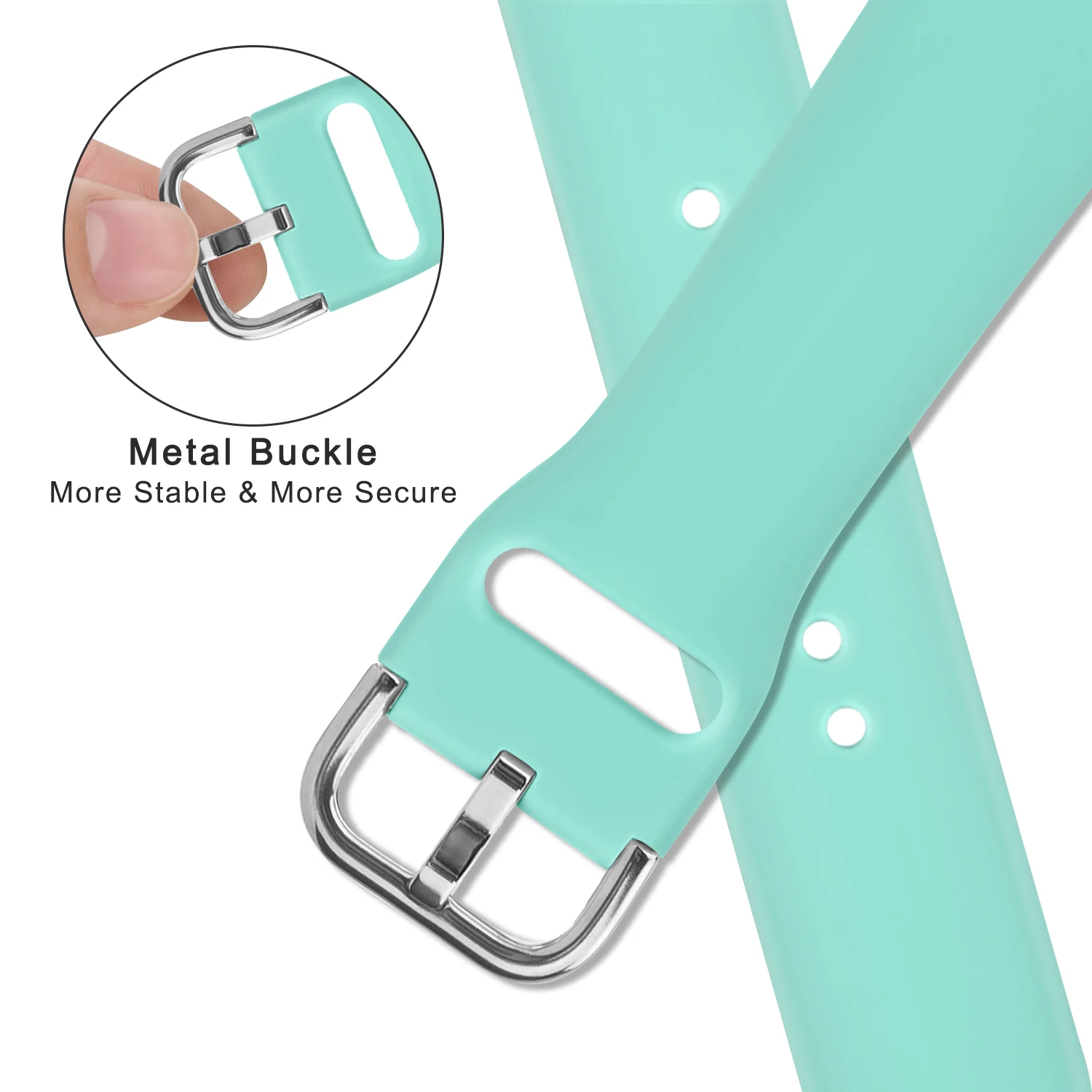 10pcs Silicone Strap For Apple Watch Band 7 6 5 4 3 2 1 38mm 42mm 44mm 41mm 45mm Bracelet Strap For iWatch 1 2 3 38mm 42mm Band