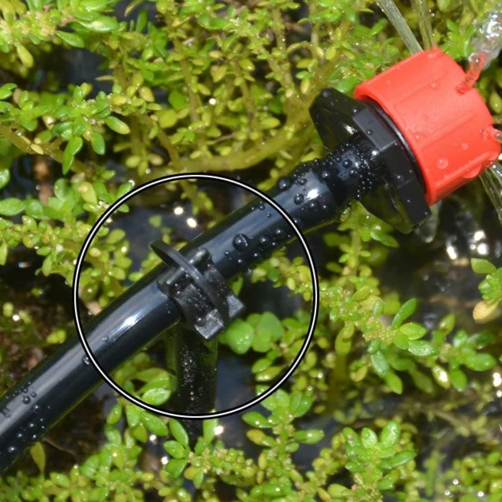 50-200 шт. 1/4 &quotC-образный крючок фиксированный держатель штока стойки для шланга 4/7