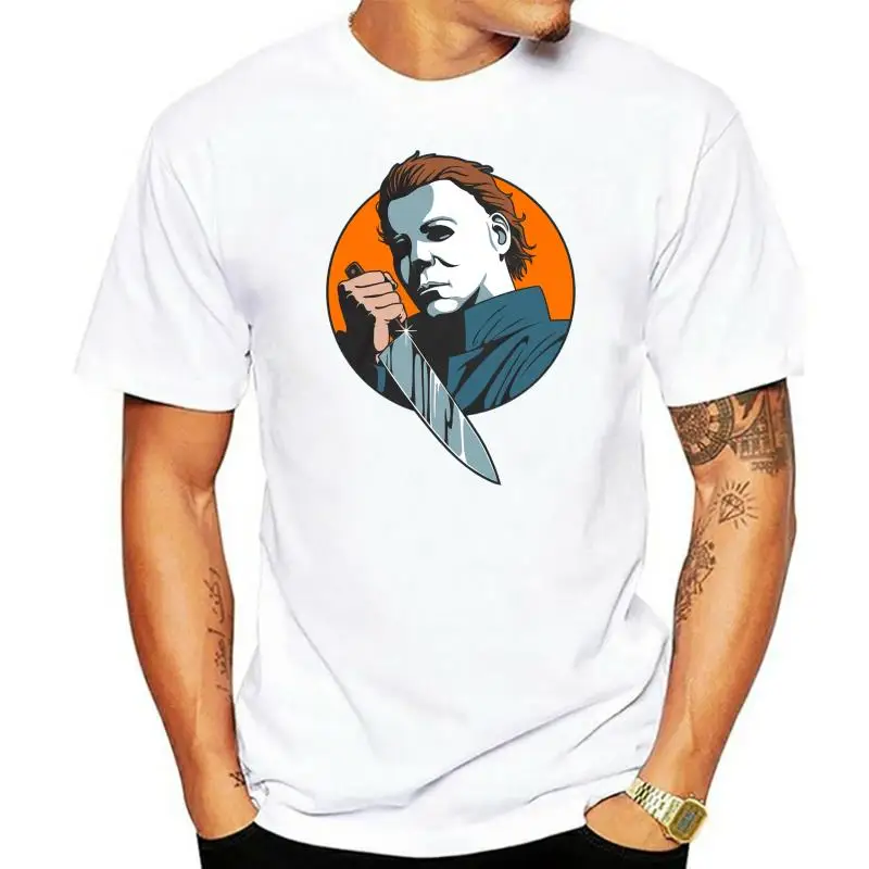

Футболка Micheal, Майерс, Хэллоуин, классический фильм, ужас