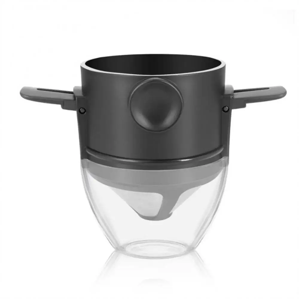 

Foldable Portable Coffee Filter Coffee Maker Stainless Steel Drip Coffee Tea Holder Reusable Paperless Pour Over Coffee Dripper