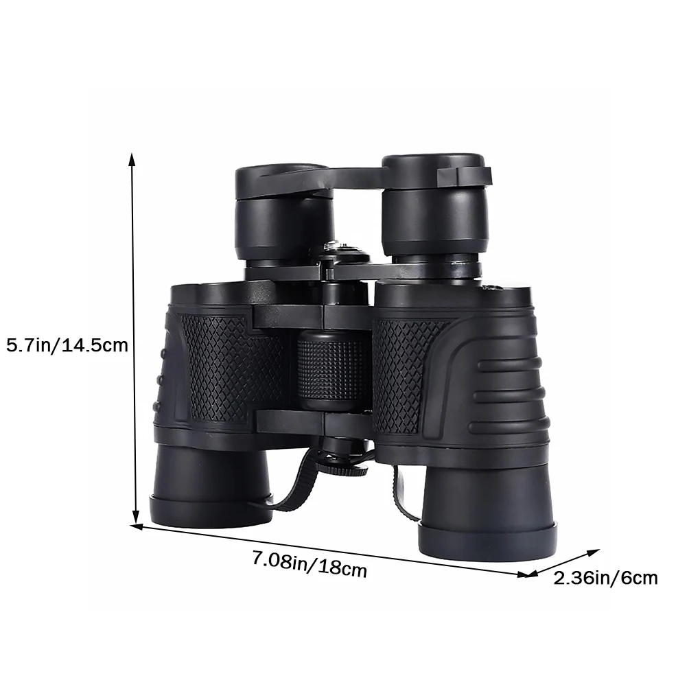 

Pocket Binoculars 80x80 Long 3000m Optical Telescope Waterproof Clear Sports Scope Watching Tool Camping Traveling