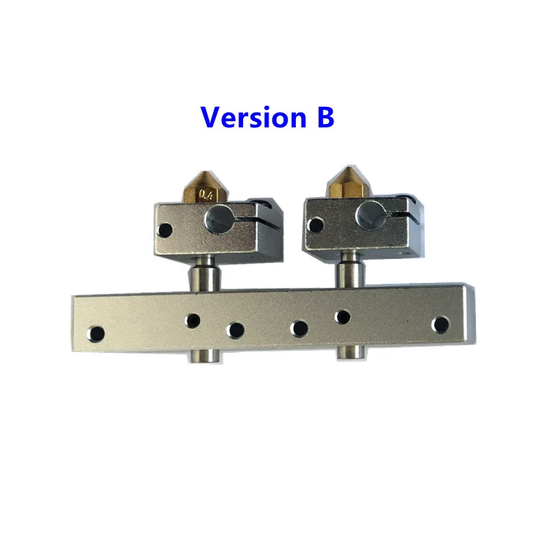 

2 Hot Ends +1 Mount Block for BIBO 3D Printer Parts Accessories High Quality