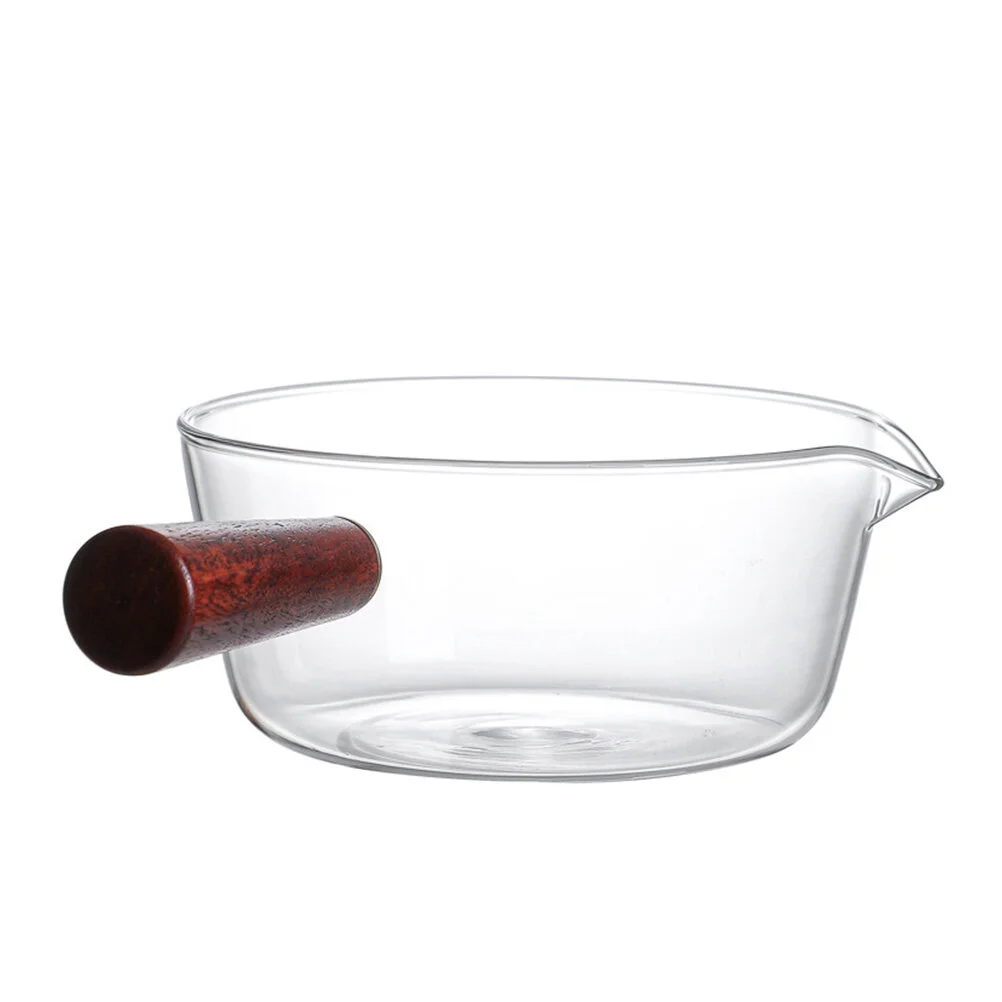

Handle Glass Pot Soup Bowls: Glass Serving Bowl Set Soup for Soup Stew Chilli Cereal Dishwasher and Oven Safe Bakeware 650ml