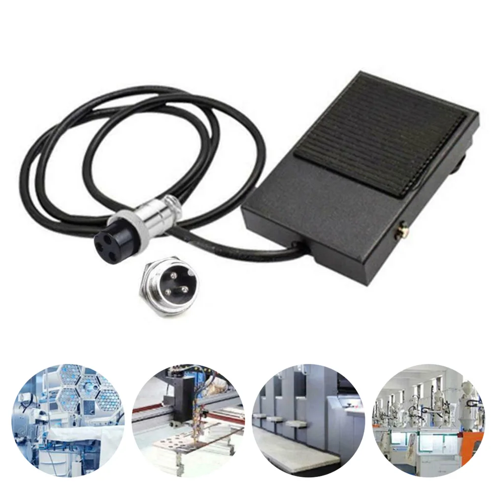 

Spot Welded Foot Pedal Welding 1pc Metal TFS-1 TIG 2/3-pin 2m 5A Accessories Anti-skid Control Foot Controller