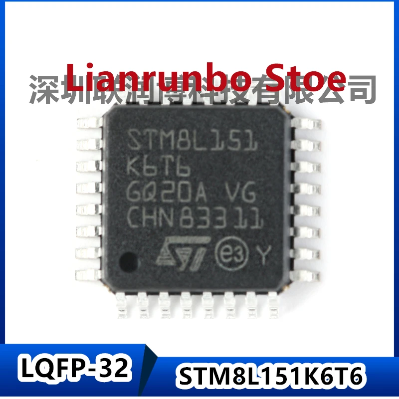 

New original STM8L151K6T6 LQFP-32 16MHz/32KB flash memory/8-bit microcontroller MCU