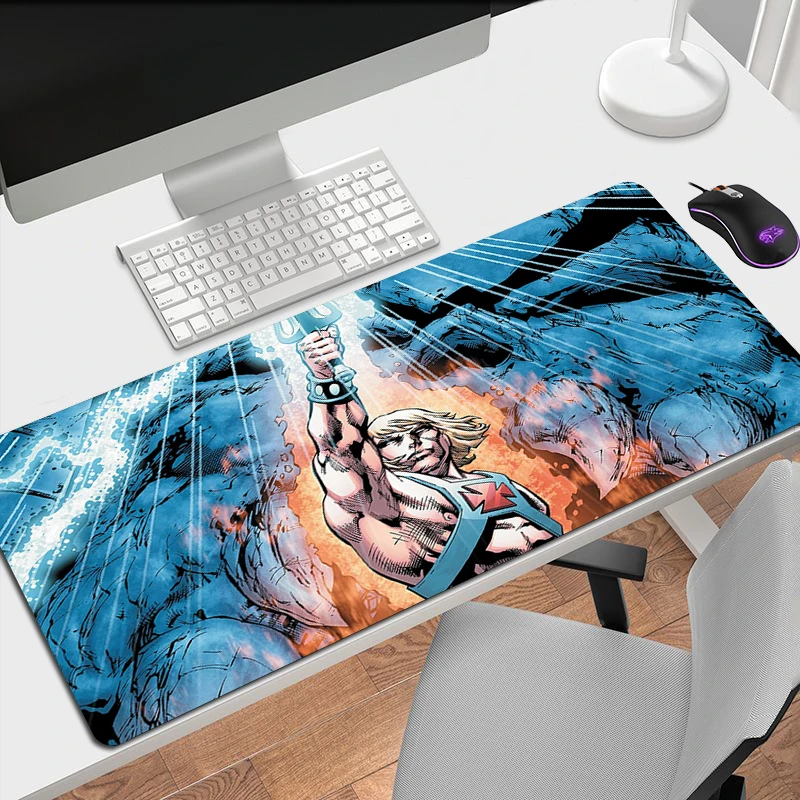 

He Man Masters Of Universe Mouse Pad Large Pc Gamer Accessories Gaming Mousepad Keyboard Mouse Mats Computers Mat Desk Anime Xxl