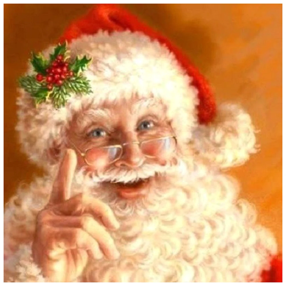 

5D DIY Рождественский Санта-Клаус круглая Алмазная картина мозаика Стразы картина вышивка домашнее украшение художественное ремесло