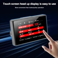 touch screen gps hud c20f head up display projector car alarm accessories electronics speedometer gauges auto on board computer