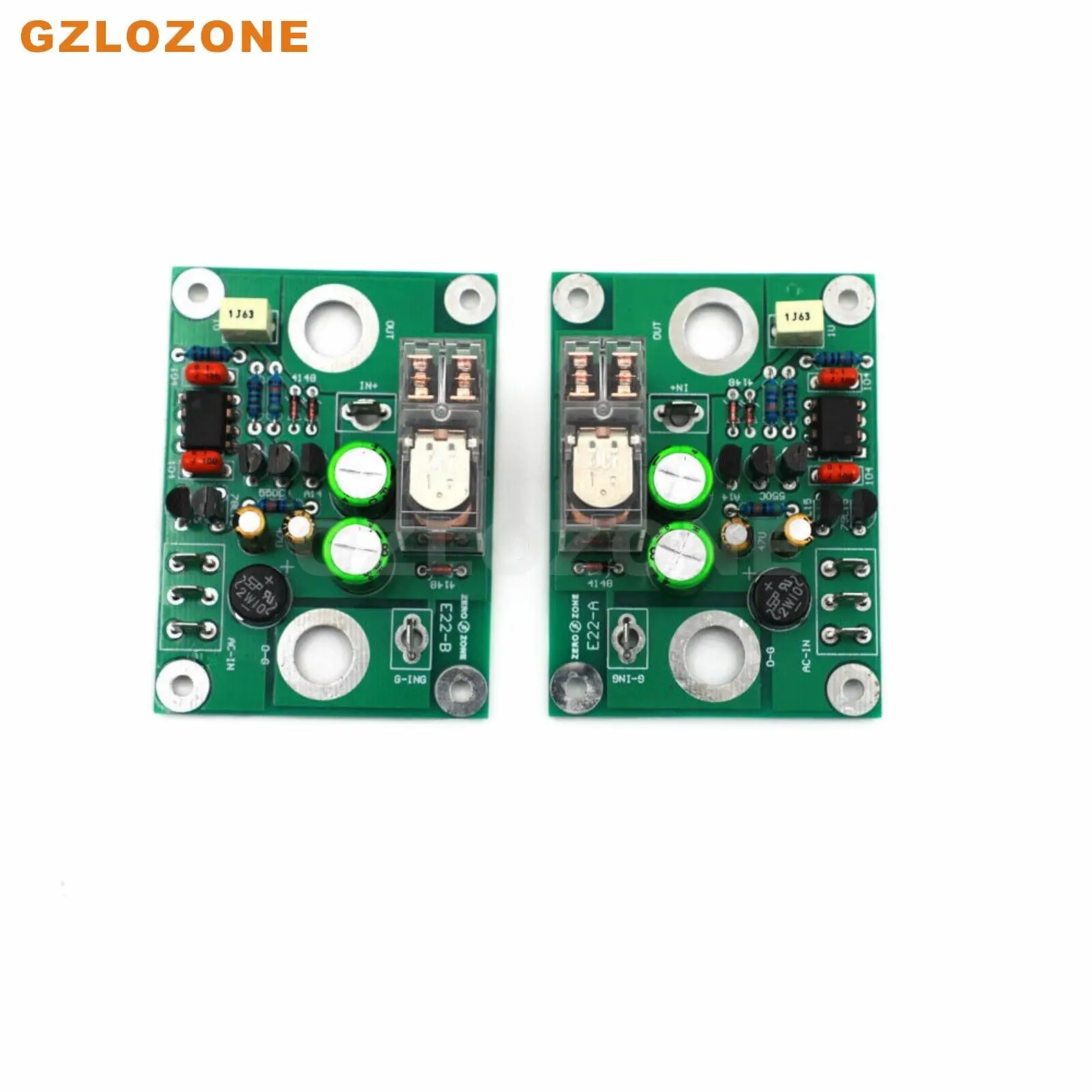 

One Pair Assembeld E22 Speaker Protection Board (7 Seconds Delay) (B6-83)