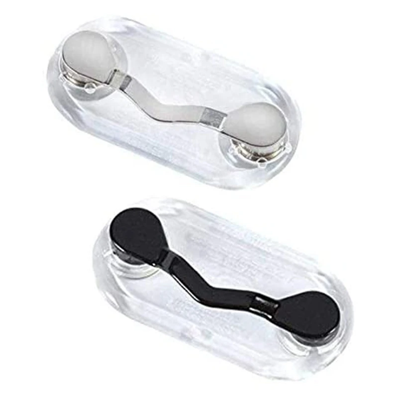 

2Pcs Collar Glasses Clip Portable Magnetic Glasses Clip