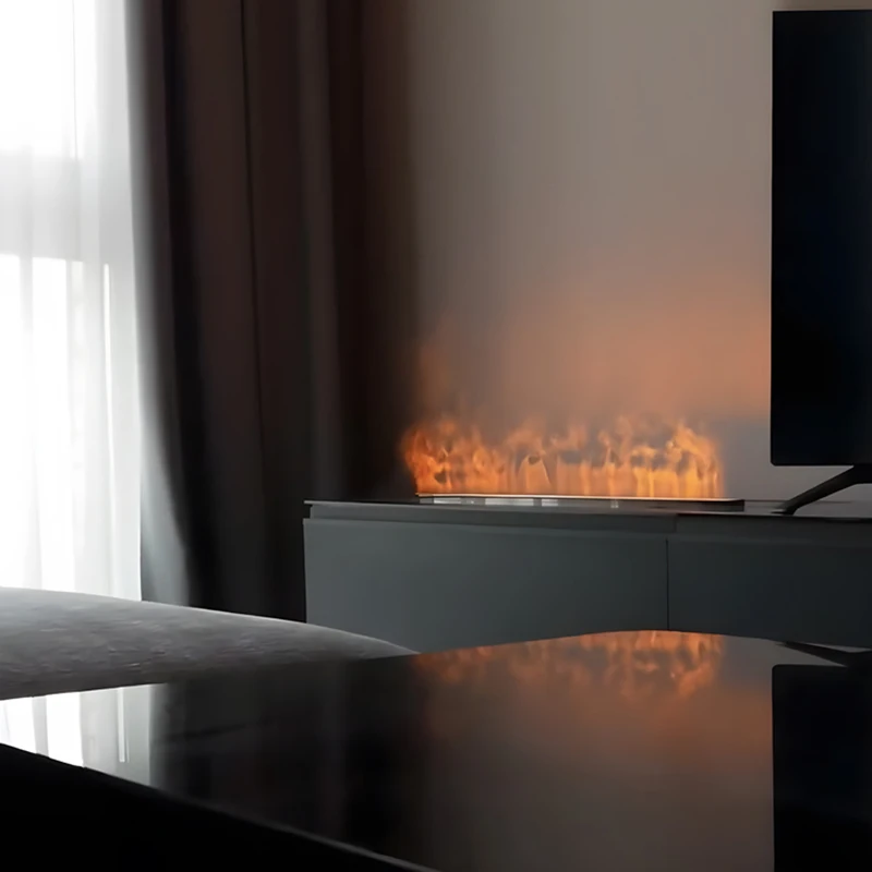 3D электрический камин с водяным паром имитация реалистичного огня украшение для