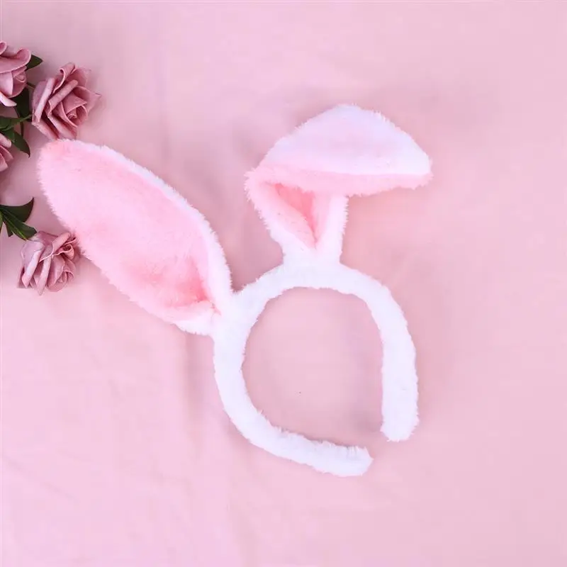 

Cute Plush Bunny Ears Hairbands Soft Rabbite Ears Headbands for Women Girls Anime Cosplay Christmas Party Hair Accessories