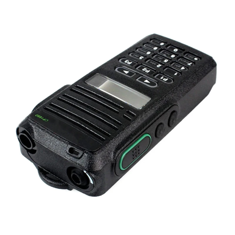 Walkie-talkie Shell with Key Switch Volume PTT Button Compatible with CP1660 EP350 Radio Handheld Walkie-talkie Shell
