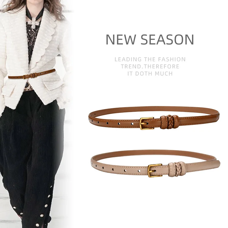 

The new fashion lady belt waist restoring ancient ways with contracted belt with jeans