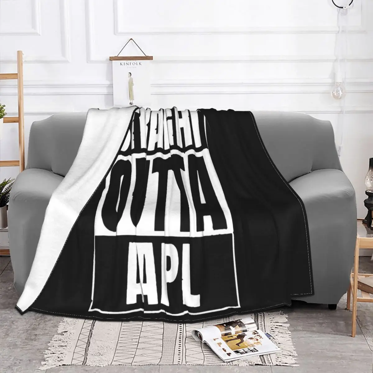 Straight Outta Aapl Stock креативный дизайн крутой популярный стиль индивидуальный