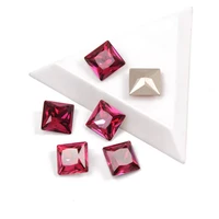 yanruo 4447 fuchsia color princess square shining real crystal zircon rhinestones micro nail art stone zircons nail art gems