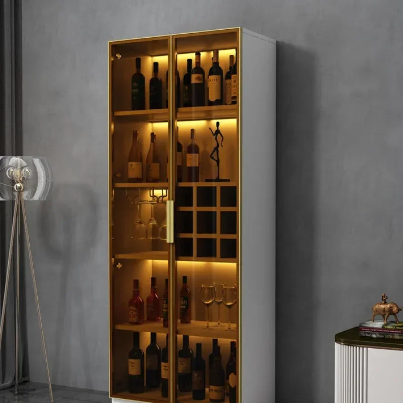 Винные шкафы для хранения ликера современные стеклянные простые Угловые винные