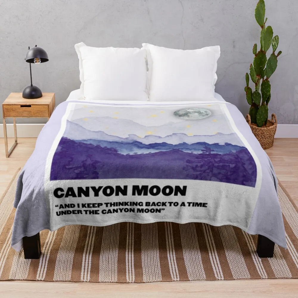 

Canyon moon polaroid lance cobertor dormitório essentials ultra-macio micro velo